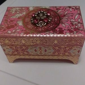 Pink Jewelry Ring Box